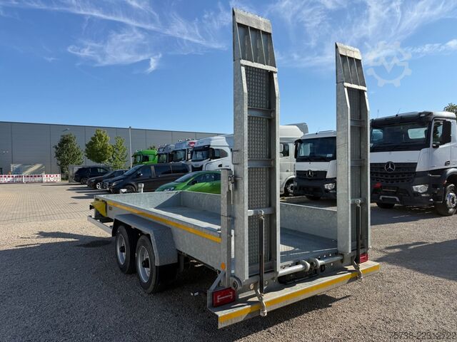 Remolque de plataforma baja WOERMANN 88.50/200/Tieflader/Rampen/Tandem/verzinkt