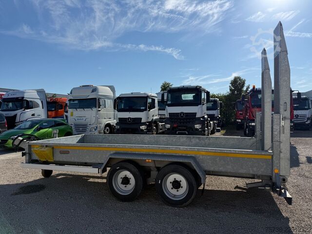 Remolque de plataforma baja WOERMANN 88.50/200/Tieflader/Rampen/Tandem/verzinkt