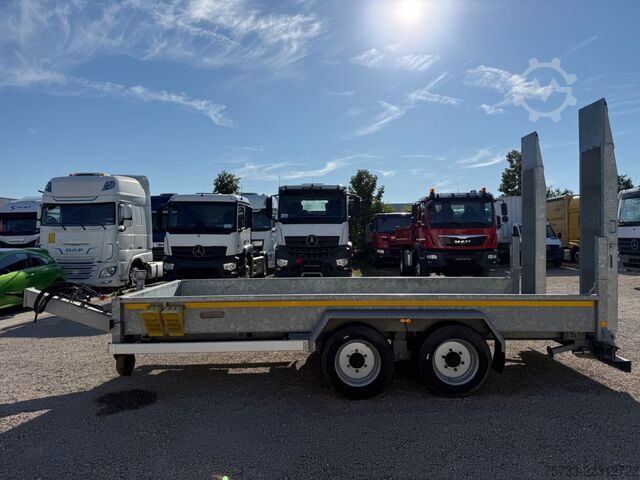Remolque de plataforma baja WOERMANN 88.50/200/Tieflader/Rampen/Tandem/verzinkt