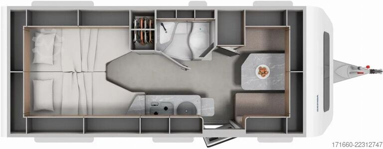 Caravane HYMER/ERIBA Eriba Novaline 442 Truma Combi 4E, Moving Paket