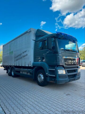 Șasiu de camion MAN TGS 26.400 6x2 Plane mit Hebebühne