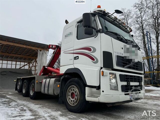 Hook arm system Volvo FH16 tridem hook loader with Joab hook with articu