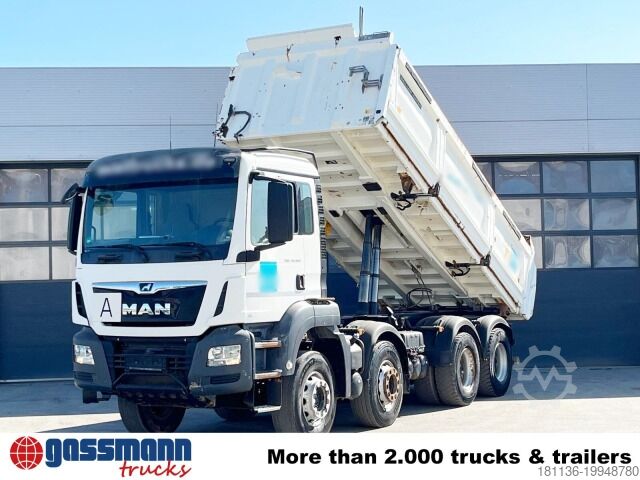 Kipper LKW MAN TGS 35.460 8X4 BB, Meiller Bordmatik 13m³