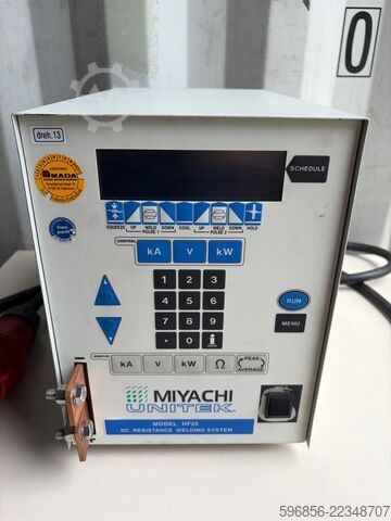 Miyachi Unitek HF25 – Contrôleur pour soudeuse par résistance DC 380–400 V Miyachi Unitek HF25 – Sterownik do zgrzewarki oporowej DC 380–400 V Miyachi Unitek HF25 – Sterownik do zgrzewarki oporowej DC 380–400 V