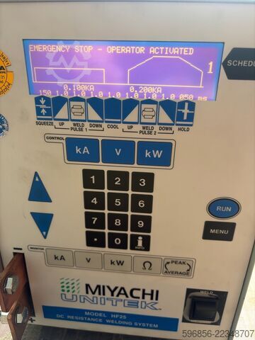 Miyachi Unitek HF25 – Contrôleur pour soudeuse par résistance DC 380–400 V Miyachi Unitek HF25 – Sterownik do zgrzewarki oporowej DC 380–400 V Miyachi Unitek HF25 – Sterownik do zgrzewarki oporowej DC 380–400 V