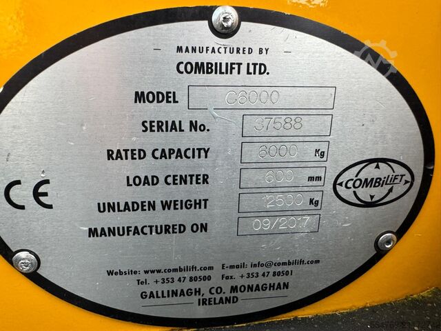 Empilhador de 4 vias Combilift C6000 / LPG / 2017 year/ Free lift
