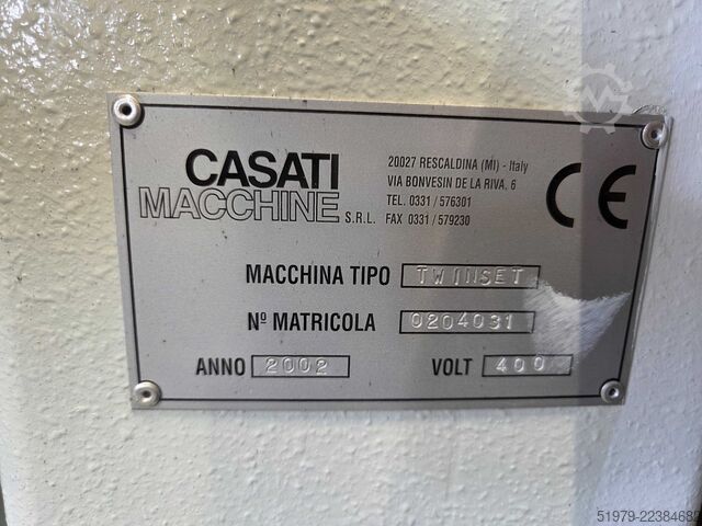 Foarfecă pentru furnir cu două lame CASATI Twinset 3100