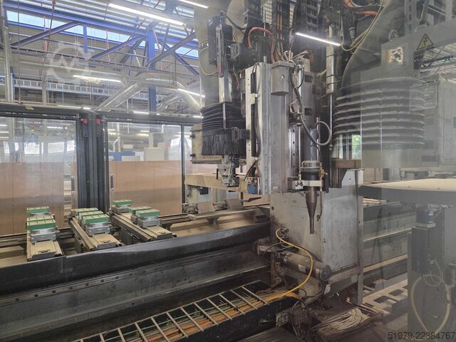 Bearbeitungszentrum mit Kantenanleimen Biesse ROVER EDGE LINE