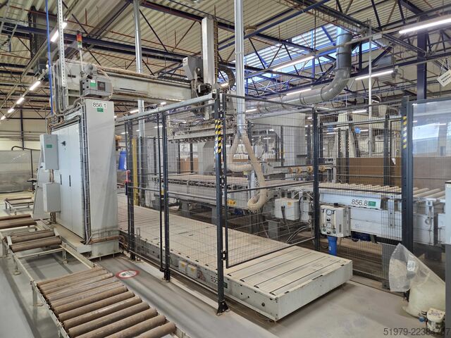 Bearbeitungszentrum mit Kantenanleimen Biesse ROVER EDGE LINE