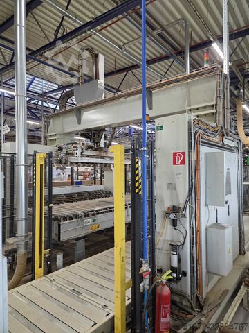 Bearbeitungszentrum mit Kantenanleimen Biesse ROVER EDGE LINE