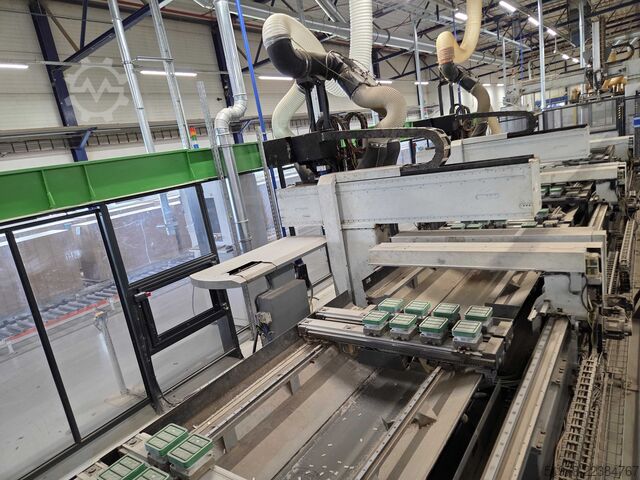 Bearbeitungszentrum mit Kantenanleimen Biesse ROVER EDGE LINE