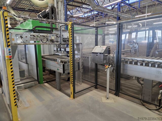Bearbeitungszentrum mit Kantenanleimen Biesse ROVER EDGE LINE