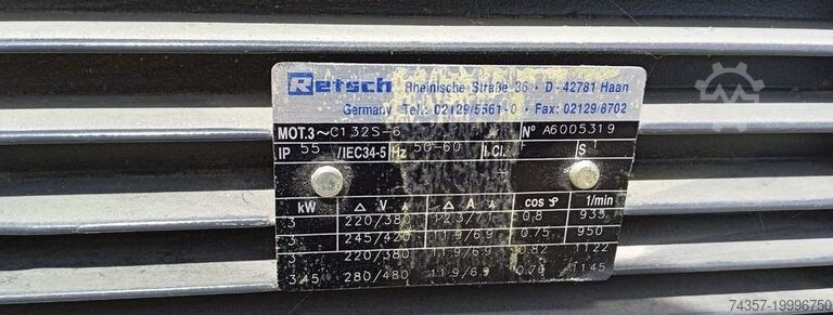 Retsch BB300 frantumatore a mascelle Retsch BB 300