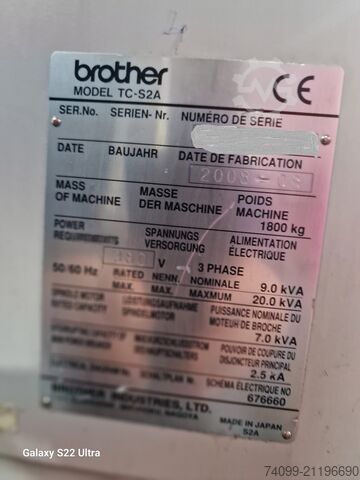 κατακόρυφο κέντρο κατεργασίας Brother TC-S2A