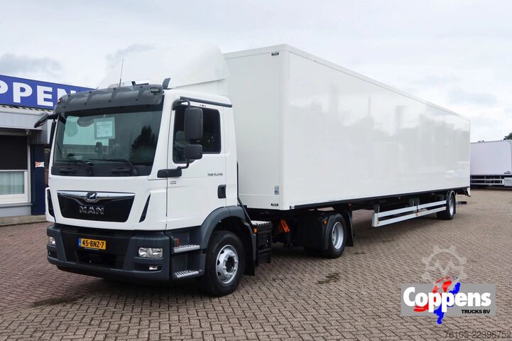 Standard-SZM MAN TGM 15.290 Trekker + Heiwo city trailer geisole...
