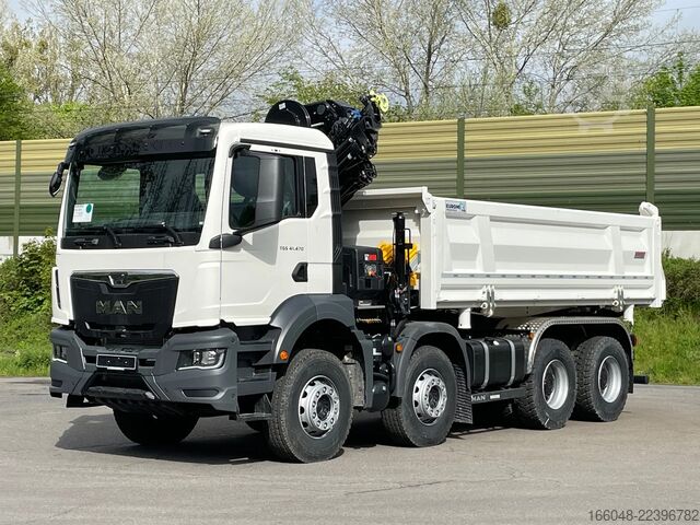 Ανατρεπόμενο όχημα με γερανό MAN TGS 41.480 TGS 41.480 8x4/Euro6e Euromix Kipper...
