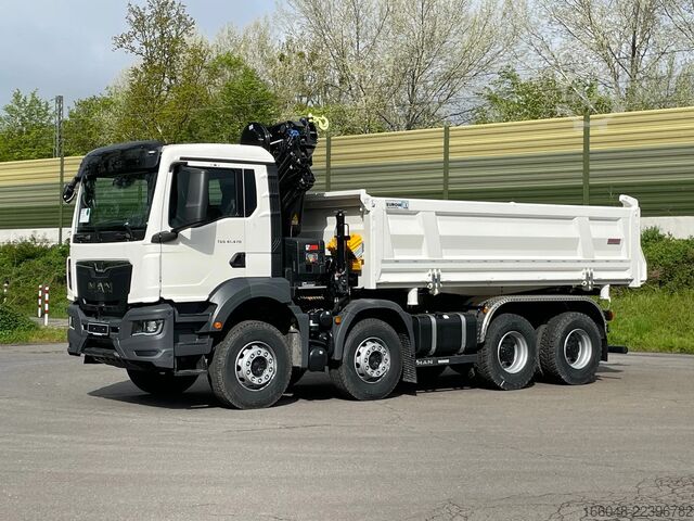 Ανατρεπόμενο όχημα με γερανό MAN TGS 41.480 TGS 41.480 8x4/Euro6e Euromix Kipper...