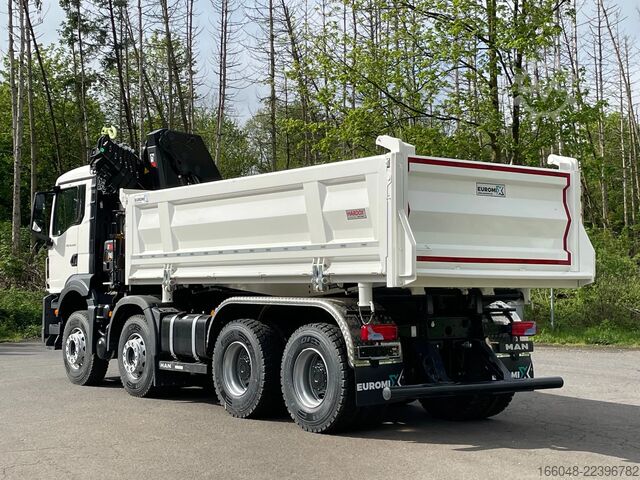 Ανατρεπόμενο όχημα με γερανό MAN TGS 41.480 TGS 41.480 8x4/Euro6e Euromix Kipper...
