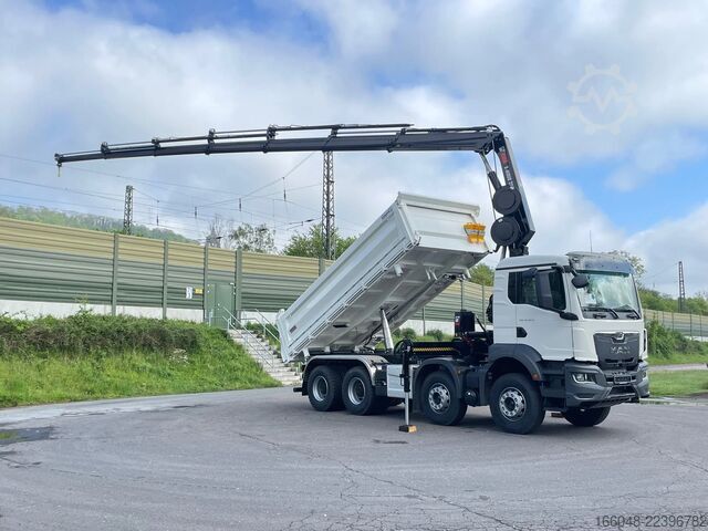 Ανατρεπόμενο όχημα με γερανό MAN TGS 41.480 TGS 41.480 8x4/Euro6e Euromix Kipper...