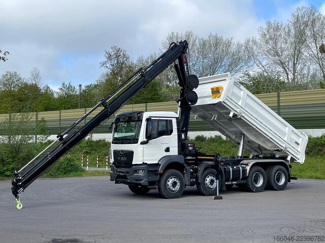 Ανατρεπόμενο όχημα με γερανό MAN TGS 41.480 TGS 41.480 8x4/Euro6e Euromix Kipper...