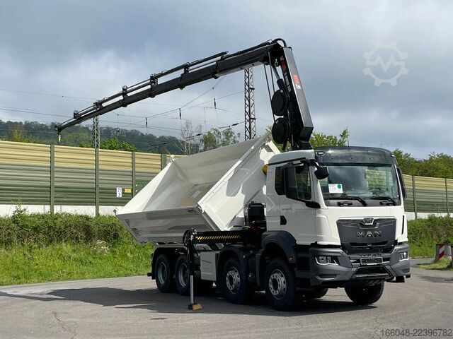 Kipper met kraan MAN TGS 41.480 TGS 41.480 8x4/Euro6e Euromix Kipper...