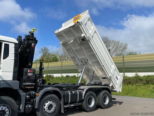 Kipper met kraan MAN TGS 41.480 TGS 41.480 8x4/Euro6e Euromix Kipper...