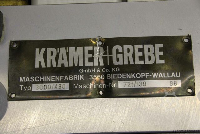 Kontrollblock Krämer + Grebe Tiromat 3000/430