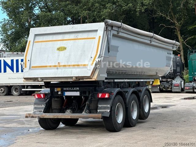 Kipper Auflieger MEILLER KISA 3 Stahlkippmulde m. Liftachse Rollplane