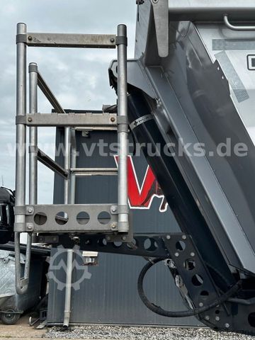 Kipper Auflieger MEILLER KISA 3 Stahlkippmulde m. Liftachse Rollplane