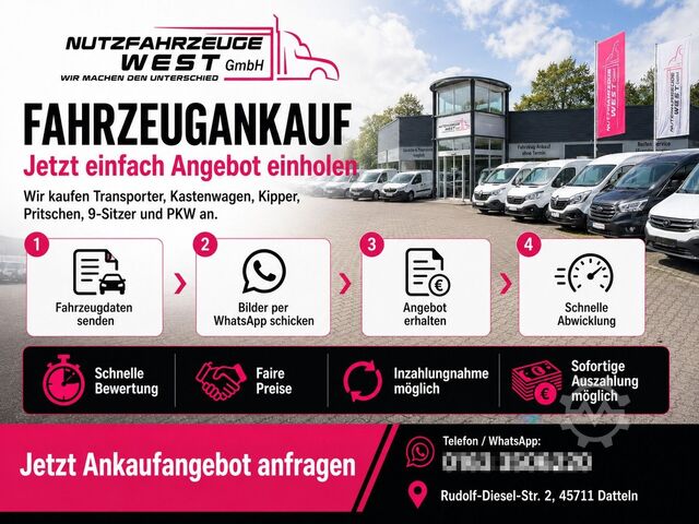 Furgone pick-up FORD Transit TDI Maxi DoKa Pritsch=3300mm*Garantie*