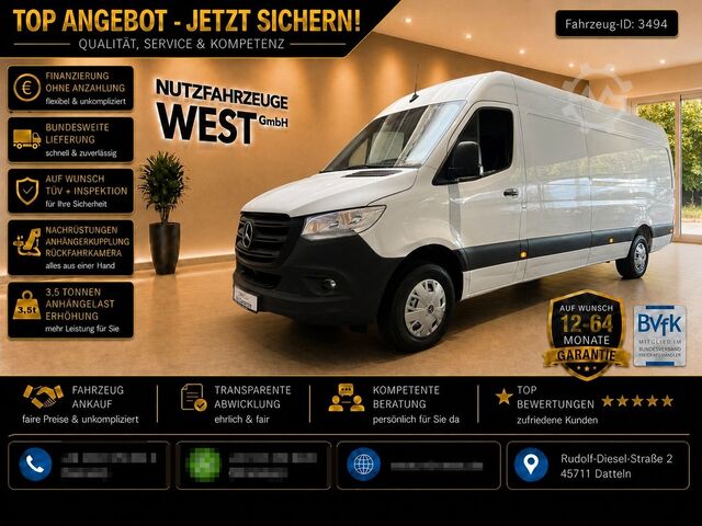Furgone a tetto alto MERCEDES-BENZ Sprinter 315/316 CDI Maxi Hoch+Lang*Garantie*