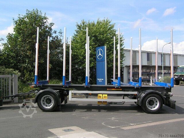 Rimorchio portatronchi Ebert KHA 18 Kurzholz-Anhänger NEU