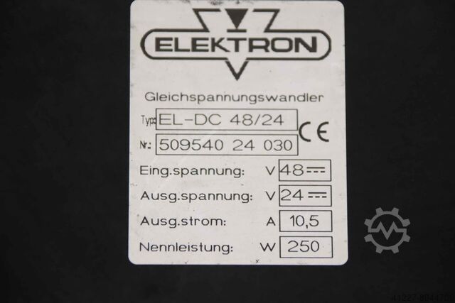 Spänningsomvandlare ELEKTRON Sichelschmidt EL-DC 48/24  M 1510 V