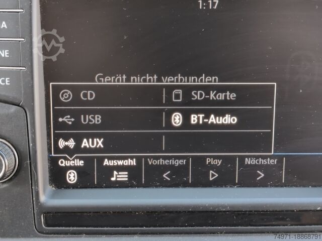 Furgão de painéis VW Crafter Kasten LR 4490mm+Hoch*R-Kam Blueto Klima