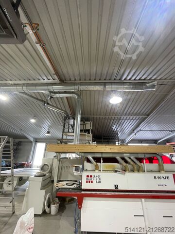 Extraction system including piping Höcker Polytechnik Vacumobil EA 300