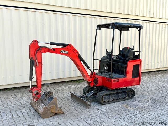 Minigraafmachine JCB 15C-1 / 2018 BJ / 3 x Löffel