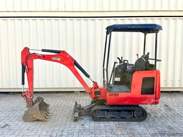 Minigraafmachine JCB 15C-1 / 2018 BJ / 3 x Löffel