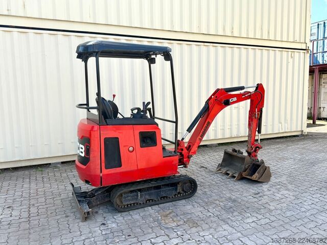 Minigraafmachine JCB 15C-1 / 2018 BJ / 3 x Löffel