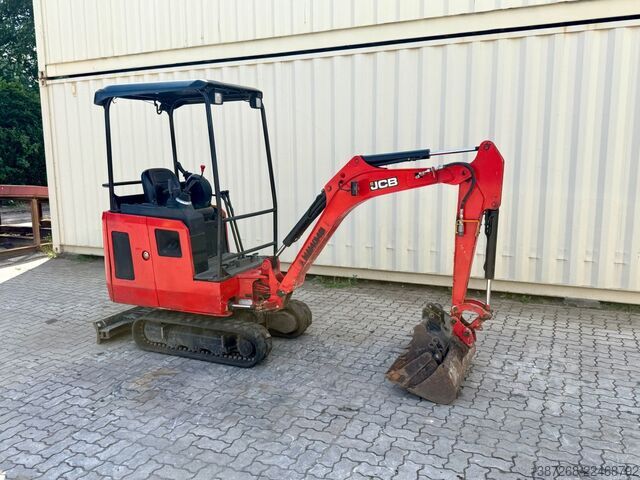 Minigraafmachine JCB 15C-1 / 2018 BJ / 3 x Löffel