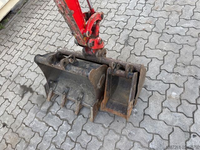 Minigraafmachine JCB 15C-1 / 2018 BJ / 3 x Löffel