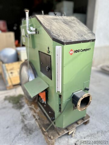 Verwarmingsinstallatie, houtsnipperverwarming HDG Compact 15–50 kW + Raumaustragung