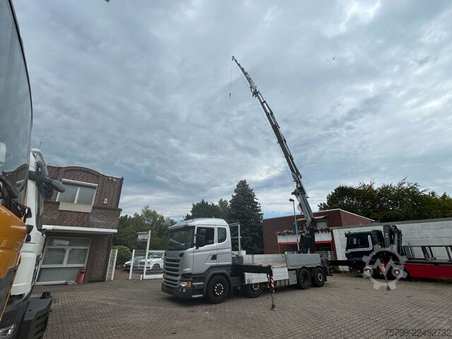 Γερανός τοποθετημένος σε φορτηγό SCANIA R410+Fassi F545 Kran 6+6 Aus.+JIB + Seilwinde