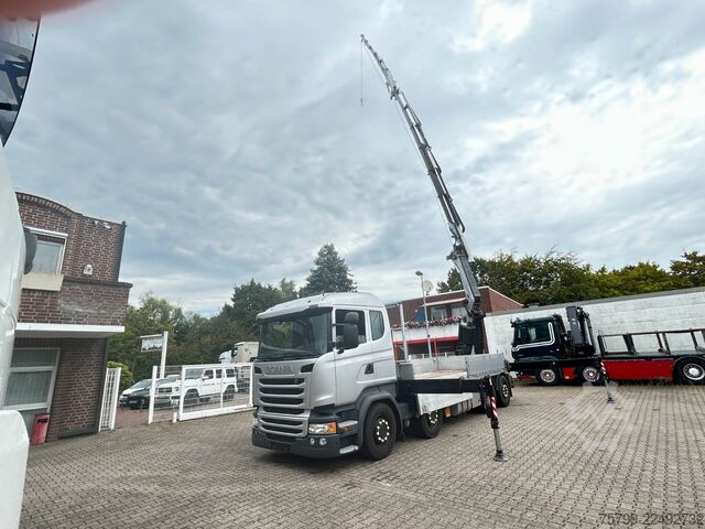 Γερανός τοποθετημένος σε φορτηγό SCANIA R410+Fassi F545 Kran 6+6 Aus.+JIB + Seilwinde