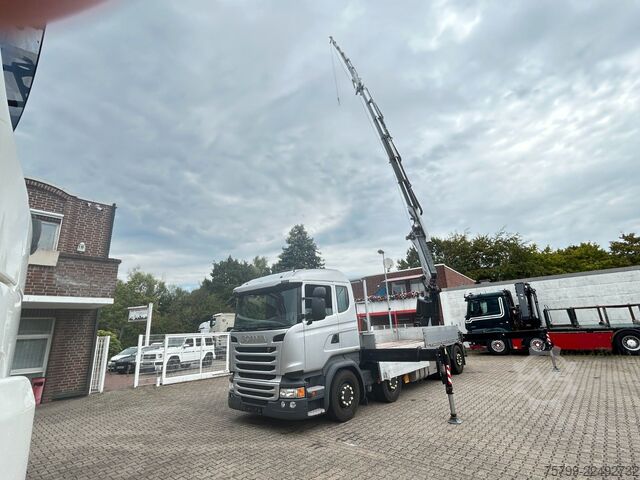 Γερανός τοποθετημένος σε φορτηγό SCANIA R410+Fassi F545 Kran 6+6 Aus.+JIB + Seilwinde
