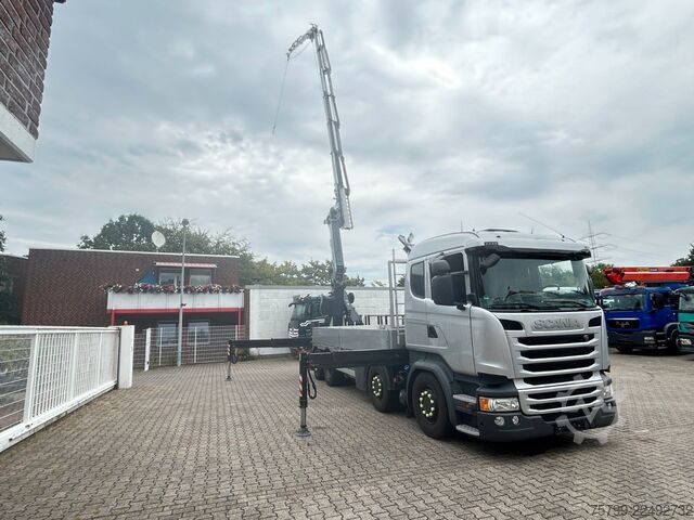 Γερανός τοποθετημένος σε φορτηγό SCANIA R410+Fassi F545 Kran 6+6 Aus.+JIB + Seilwinde