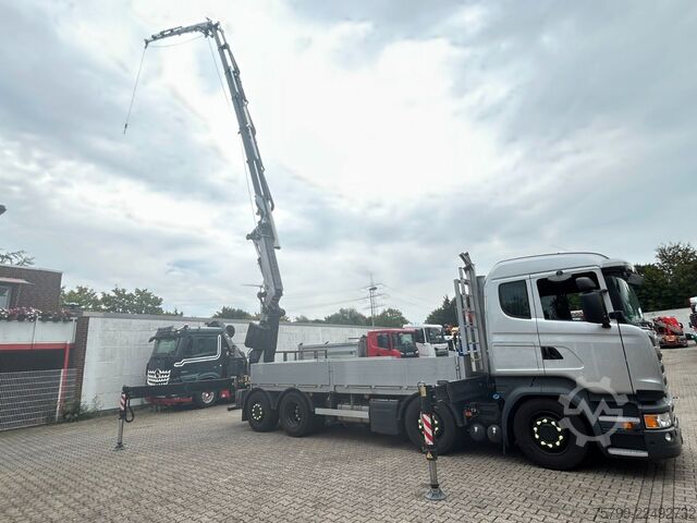 Γερανός τοποθετημένος σε φορτηγό SCANIA R410+Fassi F545 Kran 6+6 Aus.+JIB + Seilwinde