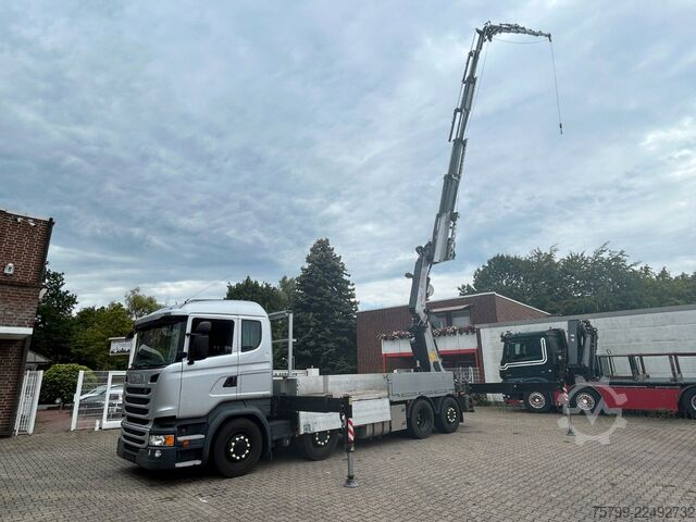 Γερανός τοποθετημένος σε φορτηγό SCANIA R410+Fassi F545 Kran 6+6 Aus.+JIB + Seilwinde