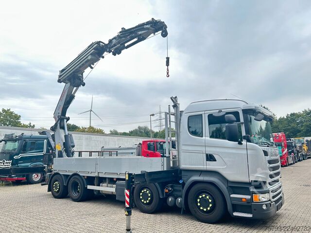 Γερανός τοποθετημένος σε φορτηγό SCANIA R410+Fassi F545 Kran 6+6 Aus.+JIB + Seilwinde