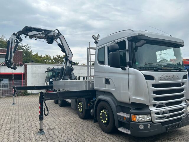 Γερανός τοποθετημένος σε φορτηγό SCANIA R410+Fassi F545 Kran 6+6 Aus.+JIB + Seilwinde