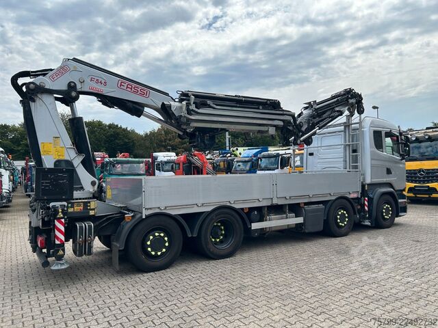Γερανός τοποθετημένος σε φορτηγό SCANIA R410+Fassi F545 Kran 6+6 Aus.+JIB + Seilwinde
